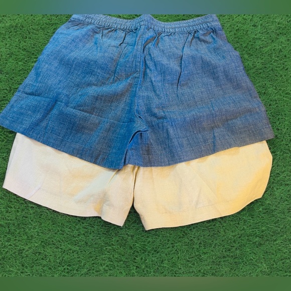 J Crew New With Tags Linen Drawstring Women’s Shorts Med. - 2 Pair - Picture 2 of 5